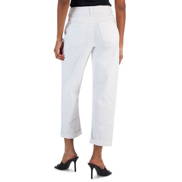 I.N.C. International Concepts Size 2 / 26 Mid Rise Ripped Boyfriend Jeans NWOT - Picture 4 of 7